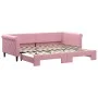Sofá cama nido terciopelo rosa 90x200 cm de vidaXL, Camas y somieres - Ref: Foro24-3197774, Precio: 251,21 €, Descuento: %