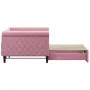 Sofá cama nido terciopelo rosa 90x200 cm de vidaXL, Camas y somieres - Ref: Foro24-3197774, Precio: 251,21 €, Descuento: %