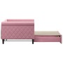 Sofá cama nido terciopelo rosa 90x200 cm de vidaXL, Camas y somieres - Ref: Foro24-3197774, Precio: 256,00 €, Descuento: %