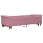 Sofá cama nido terciopelo rosa 90x200 cm de vidaXL, Camas y somieres - Ref: Foro24-3197774, Precio: 251,21 €, Descuento: %