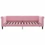 Sofá cama nido terciopelo rosa 90x200 cm de vidaXL, Camas y somieres - Ref: Foro24-3197774, Precio: 251,21 €, Descuento: %