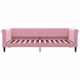 Sofá cama nido terciopelo rosa 90x200 cm de vidaXL, Camas y somieres - Ref: Foro24-3197774, Precio: 256,00 €, Descuento: %