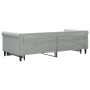 Light gray velvet trundle sofa bed 90x200 cm by vidaXL, Beds and slatted bases - Ref: Foro24-3197771, Price: 257,56 €, Discou...