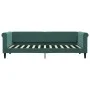 Ausziehbares Schlafsofa aus dunkelgrünem Samt, 80 x 200 cm von vidaXL, Betten und Lattenroste - Ref: Foro24-3197766, Preis: 2...