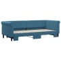 Ausziehbares Schlafsofa aus blauem Samt, 80 x 200 cm von vidaXL, Betten und Lattenroste - Ref: Foro24-3197763, Preis: 249,09 ...