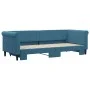 Ausziehbares Schlafsofa aus blauem Samt, 80 x 200 cm von vidaXL, Betten und Lattenroste - Ref: Foro24-3197763, Preis: 245,38 ...