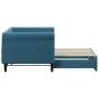 Ausziehbares Schlafsofa aus blauem Samt, 80 x 200 cm von vidaXL, Betten und Lattenroste - Ref: Foro24-3197763, Preis: 245,38 ...