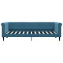 Ausziehbares Schlafsofa aus blauem Samt, 80 x 200 cm von vidaXL, Betten und Lattenroste - Ref: Foro24-3197763, Preis: 249,09 ...