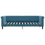 Ausziehbares Schlafsofa aus blauem Samt, 80 x 200 cm von vidaXL, Betten und Lattenroste - Ref: Foro24-3197763, Preis: 245,38 ...