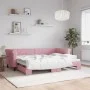 Sofá cama nido terciopelo rosa 80x200 cm de vidaXL, Camas y somieres - Ref: Foro24-3197767, Precio: 245,18 €, Descuento: %