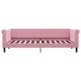 Sofá cama nido terciopelo rosa 80x200 cm de vidaXL, Camas y somieres - Ref: Foro24-3197767, Precio: 245,18 €, Descuento: %