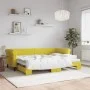 Sofá cama nido terciopelo amarillo 80x200 cm de vidaXL, Camas y somieres - Ref: Foro24-3197769, Precio: 239,05 €, Descuento: %