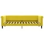 Sofá cama nido terciopelo amarillo 80x200 cm de vidaXL, Camas y somieres - Ref: Foro24-3197769, Precio: 239,05 €, Descuento: %