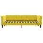 Yellow velvet trundle sofa bed 80x200 cm by vidaXL, Beds and slatted bases - Ref: Foro24-3197769, Price: 242,67 €, Discount: %