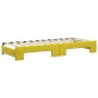 Yellow velvet trundle sofa bed 80x200 cm by vidaXL, Beds and slatted bases - Ref: Foro24-3197769, Price: 242,67 €, Discount: %