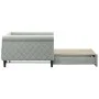 Sofá cama nido terciopelo gris claro 100x200 cm de vidaXL, Camas y somieres - Ref: Foro24-3197778, Precio: 261,41 €, Descuent...