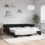 Sofá cama nido terciopelo negro 90x190 cm de vidaXL, Camas y somieres - Ref: Foro24-3197786, Precio: 251,09 €