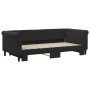 Black velvet trundle sofa bed 90x190 cm by vidaXL, Beds and slatted bases - Ref: Foro24-3197786, Price: 248,64 €, Discount: %