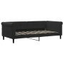 Black velvet trundle sofa bed 90x190 cm by vidaXL, Beds and slatted bases - Ref: Foro24-3197786, Price: 248,64 €, Discount: %