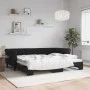Sofá cama nido terciopelo negro 90x200 cm de vidaXL, Camas y somieres - Ref: Foro24-3197775, Precio: 252,70 €, Descuento: %