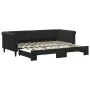 Sofá cama nido terciopelo negro 90x200 cm de vidaXL, Camas y somieres - Ref: Foro24-3197775, Precio: 252,70 €, Descuento: %