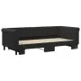 Sofá cama nido terciopelo negro 90x200 cm de vidaXL, Camas y somieres - Ref: Foro24-3197775, Precio: 252,70 €, Descuento: %
