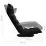 Black Velvet Swivel Floor Chair by vidaXL, Floor chairs - Ref: Foro24-336570, Price: 106,56 €, Discount: %