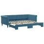 Sofá cama nido terciopelo azul 90x200 cm de vidaXL, Camas y somieres - Ref: Foro24-3197770, Precio: 251,10 €, Descuento: %