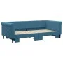 Sofá cama nido terciopelo azul 90x200 cm de vidaXL, Camas y somieres - Ref: Foro24-3197770, Precio: 251,10 €, Descuento: %