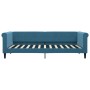 Sofá cama nido terciopelo azul 90x200 cm de vidaXL, Camas y somieres - Ref: Foro24-3197770, Precio: 252,31 €, Descuento: %