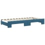 Sofá cama nido terciopelo azul 90x200 cm de vidaXL, Camas y somieres - Ref: Foro24-3197770, Precio: 252,31 €, Descuento: %