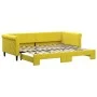 Ausziehbares Schlafsofa aus gelbem Samt, 90 x 200 cm von vidaXL, Betten und Lattenroste - Ref: Foro24-3197776, Preis: 249,22 ...