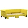 Ausziehbares Schlafsofa aus gelbem Samt, 90 x 200 cm von vidaXL, Betten und Lattenroste - Ref: Foro24-3197776, Preis: 249,22 ...
