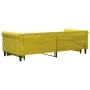 Ausziehbares Schlafsofa aus gelbem Samt, 90 x 200 cm von vidaXL, Betten und Lattenroste - Ref: Foro24-3197776, Preis: 249,22 ...