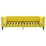 Ausziehbares Schlafsofa aus gelbem Samt, 90 x 200 cm von vidaXL, Betten und Lattenroste - Ref: Foro24-3197776, Preis: 249,22 ...