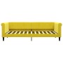 Sofá cama nido terciopelo amarillo 90x200 cm de vidaXL, Camas y somieres - Ref: Foro24-3197776, Precio: 253,14 €, Descuento: %