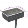 Fregadero de cocina hecho a mano acero inoxidable