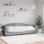 Sofá cama con colchón tela gris claro 80x200 cm de vidaXL, Camas y somieres - Ref: Foro24-3197165, Precio: 311,83 €, Descuent...
