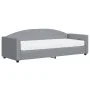 Sofa bed with light gray fabric mattress 80x200 cm by vidaXL, Beds and slatted bases - Ref: Foro24-3197165, Price: 311,85 €, ...