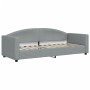 Sofa bed with light gray fabric mattress 80x200 cm by vidaXL, Beds and slatted bases - Ref: Foro24-3197165, Price: 317,18 €, ...