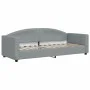 Sofa bed with light gray fabric mattress 80x200 cm by vidaXL, Beds and slatted bases - Ref: Foro24-3197165, Price: 311,85 €, ...