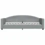 Sofa bed with light gray fabric mattress 80x200 cm by vidaXL, Beds and slatted bases - Ref: Foro24-3197165, Price: 311,85 €, ...