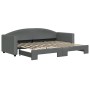 Sofá cama nido tela gris oscuro 80x200 cm de vidaXL, Camas y somieres - Ref: Foro24-3197184, Precio: 252,12 €, Descuento: %