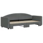 Sofá cama nido tela gris oscuro 80x200 cm de vidaXL, Camas y somieres - Ref: Foro24-3197184, Precio: 252,12 €, Descuento: %
