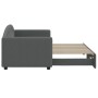 Sofá cama nido tela gris oscuro 80x200 cm de vidaXL, Camas y somieres - Ref: Foro24-3197184, Precio: 252,12 €, Descuento: %