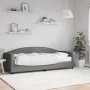 Sofá cama con colchón tela gris oscuro 80x200 cm de vidaXL, Camas y somieres - Ref: Foro24-3197166, Precio: 314,73 €, Descuen...