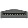 Sofá cama con colchón tela gris oscuro 80x200 cm de vidaXL, Camas y somieres - Ref: Foro24-3197166, Precio: 314,73 €, Descuen...