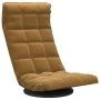 Brown Velvet Swivel Floor Chair by vidaXL, Floor chairs - Ref: Foro24-336572, Price: 102,02 €, Discount: %