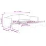 Ausziehbares Schlafsofa, cremefarbener Stoff, 80 x 200 cm von vidaXL, Betten und Lattenroste - Ref: Foro24-3197187, Preis: 24...