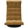 Drehbarer Bodenstuhl aus braunem Samt von vidaXL, Bodenstühle - Ref: Foro24-336572, Preis: 103,93 €, Rabatt: %